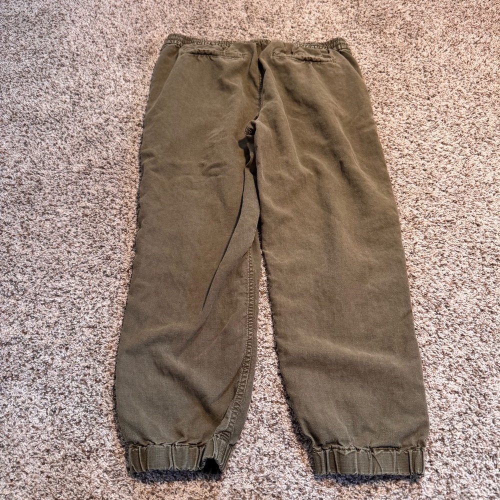 J. Crew Point Sur Seaside Olive Green Jogger Pants - 6